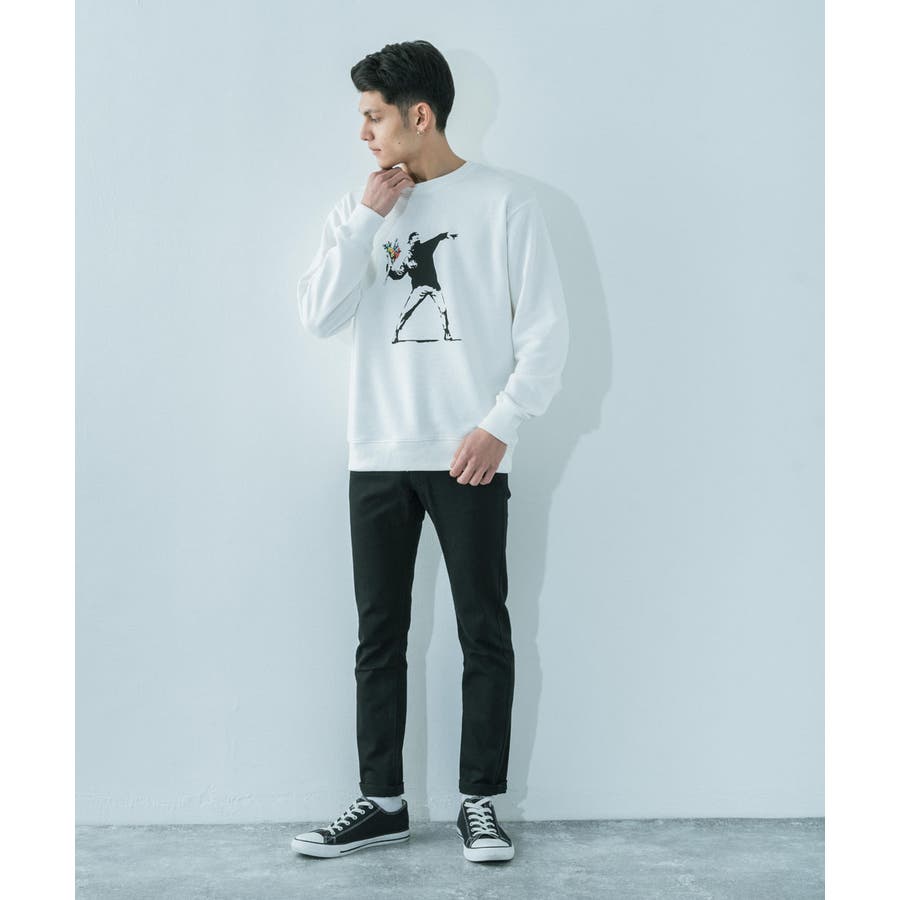 世界を買える 海外ブランド バンクシー スウェット[品番：OE000005985]｜Rocky Banksy スウェット