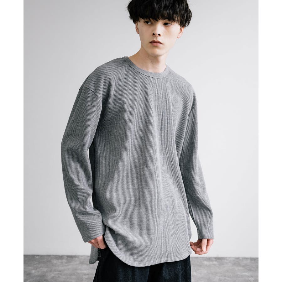ロンT ワッフル オーバーサイズ[品番：OE000007777]｜Rocky  Monroe（ロッキーモンロー）のメンズファッション通販｜SHOPLIST（ショップリスト）