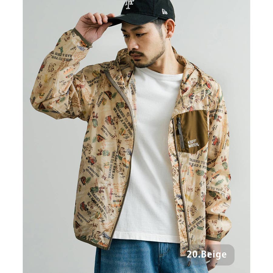 マウンテンパーカー 総柄 撥水[品番：OE000008531]｜Rocky Monroe（ロッキーモンロー ）のメンズファッション通販｜SHOPLIST（ショップリスト）