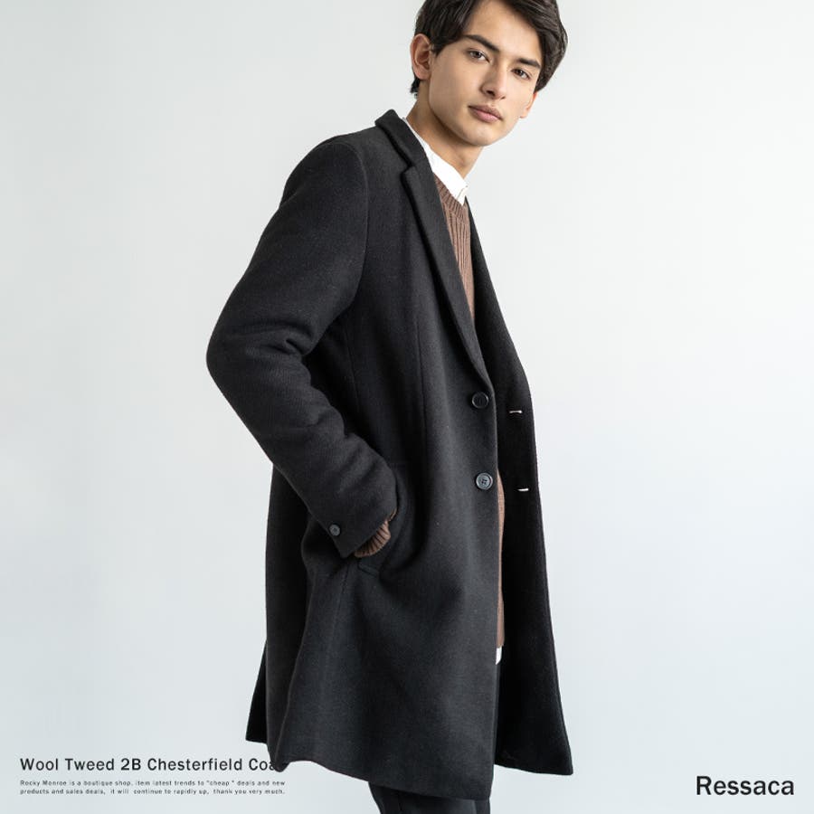 チェスターコート メンズ ロング 品番 Oe Rocky Monroe ロッキーモンロー のメンズ ファッション通販 Shoplist ショップリスト