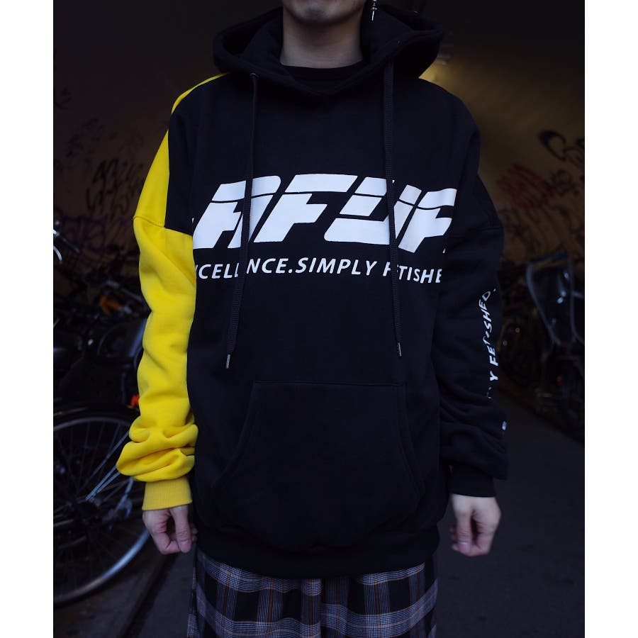 AFYF 裏起毛 PARKA DH/オーバーサイズ スウェット パーカー[品番