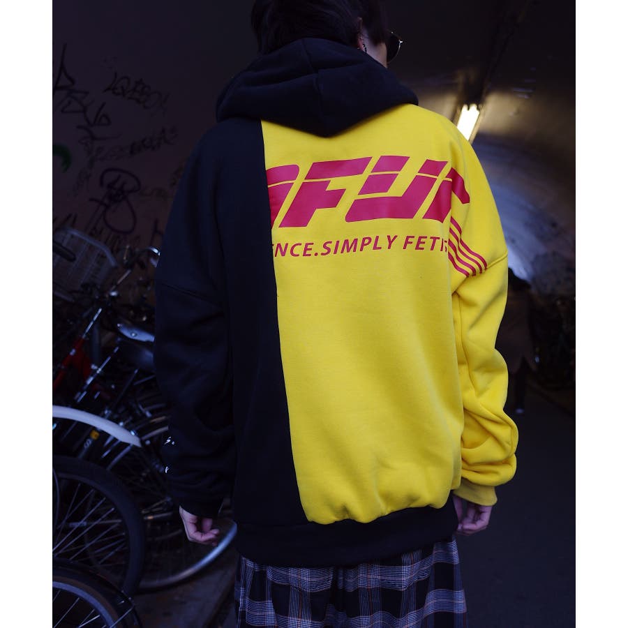 AFYF 裏起毛 PARKA DH/オーバーサイズ スウェット パーカー[品番