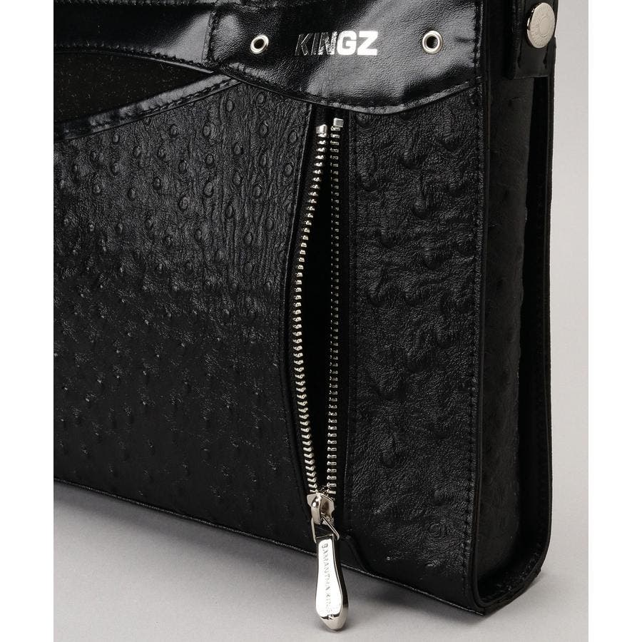 もも★4本　B品/オーストリッチ グレー ブレイン 大 (オーストリッチver.)