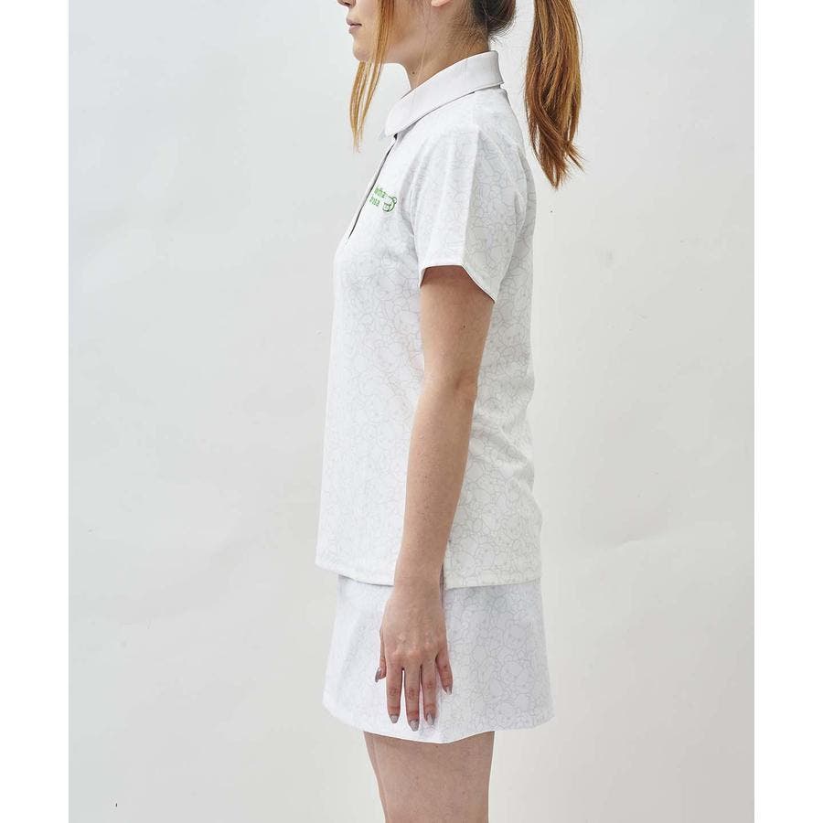 アイミーマルチ柄半袖ポロシャツ[品番：STJW0010760]｜Samantha