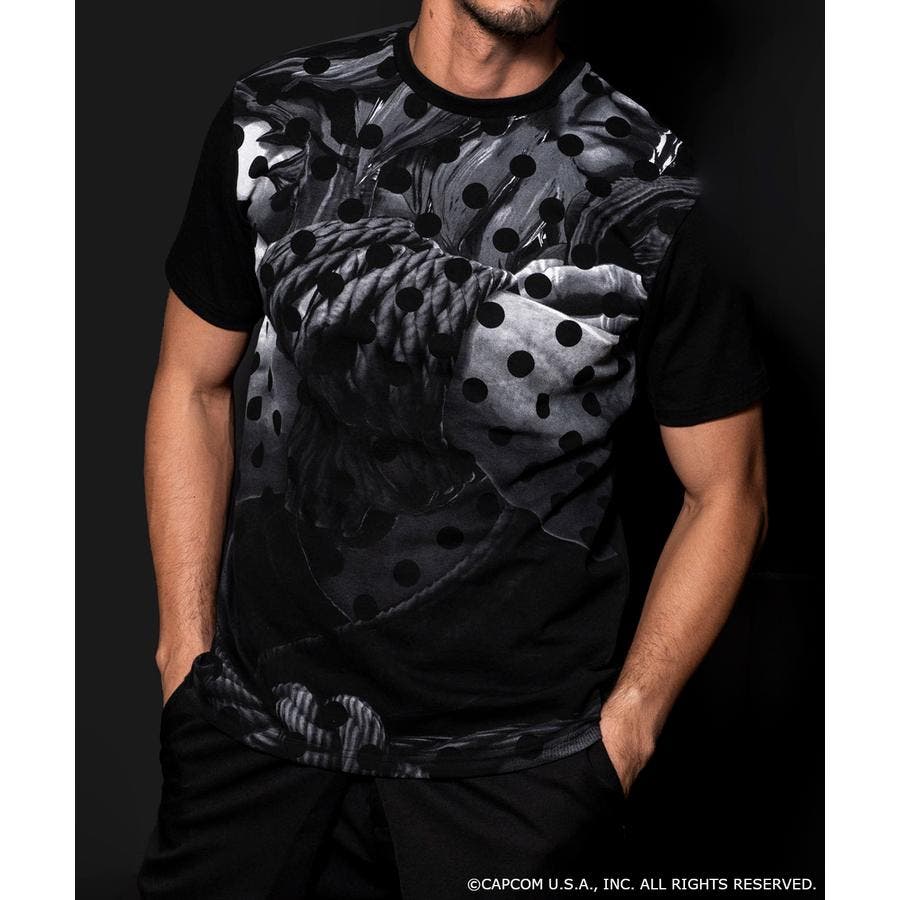 最高の品質 ストリートファイターコラボ Tシャツ(豪鬼) M[品番：STJW0007144 トップス