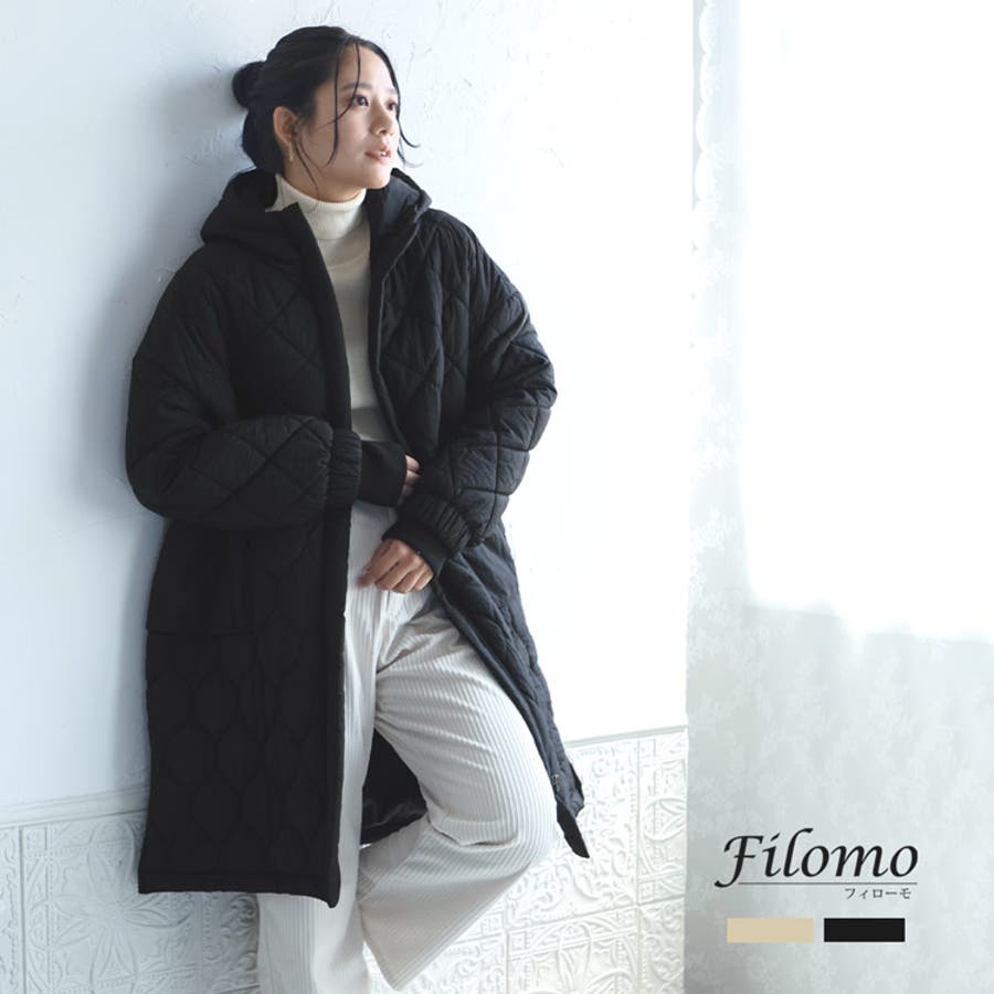 キルティングコート 中綿 コート[品番：SNKC0002231]｜sankyo shokai