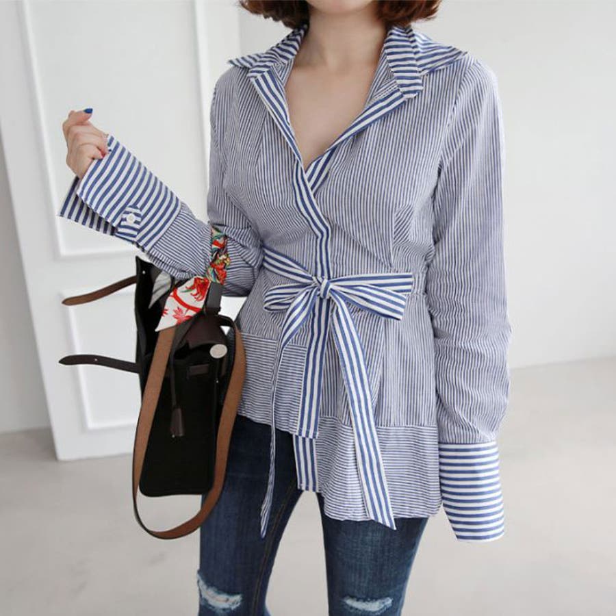 ストライプブラウス レディース ブラウス 品番 Kh Vivid Lady ビビッドレディー のレディース ファッション通販 Shoplist ショップリスト