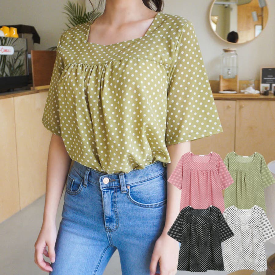 ドットブラウス レディース 夏 品番 Kh Vivid Lady ビビッドレディー のレディース ファッション通販 Shoplist ショップリスト