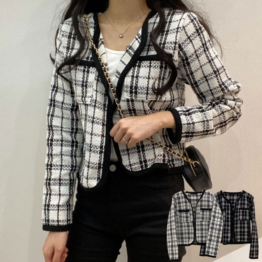 ツイード ジャケット レディース 品番 Kh Vivid Lady ビビッドレディー のレディース ファッション通販 Shoplist ショップリスト