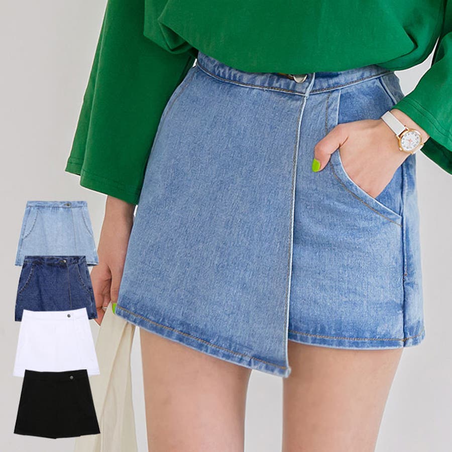 ラップデニムショートパンツ レディース ショートパンツ 品番 Kh Vivid Lady ビビッドレディー のレディースファッション 通販 Shoplist ショップリスト