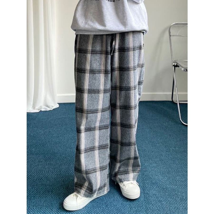 うのにもお得な情報満載！ パンツ レディース チェック柄[品番：KH000011075]｜VIVID LADY パンツ