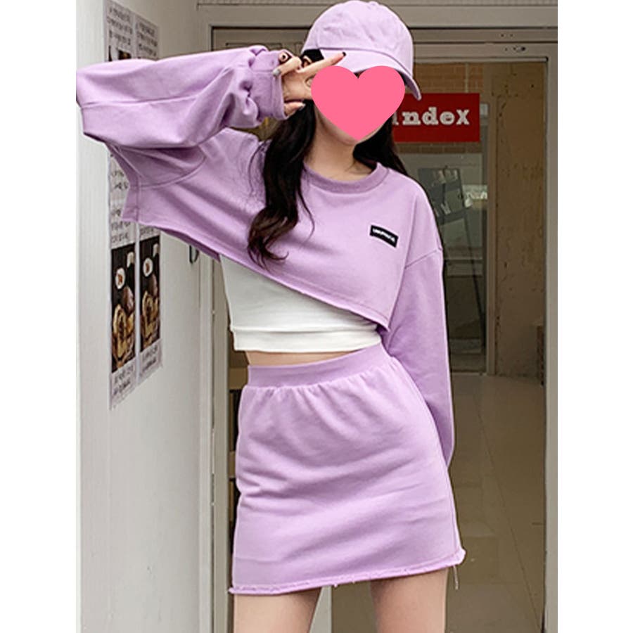 2点セット長袖トップス+スカート Y2K セットアップ[品番：KH000013614]｜VIVID  LADY（ビビッドレディー）のレディースファッション通販｜SHOPLIST（ショップリスト）