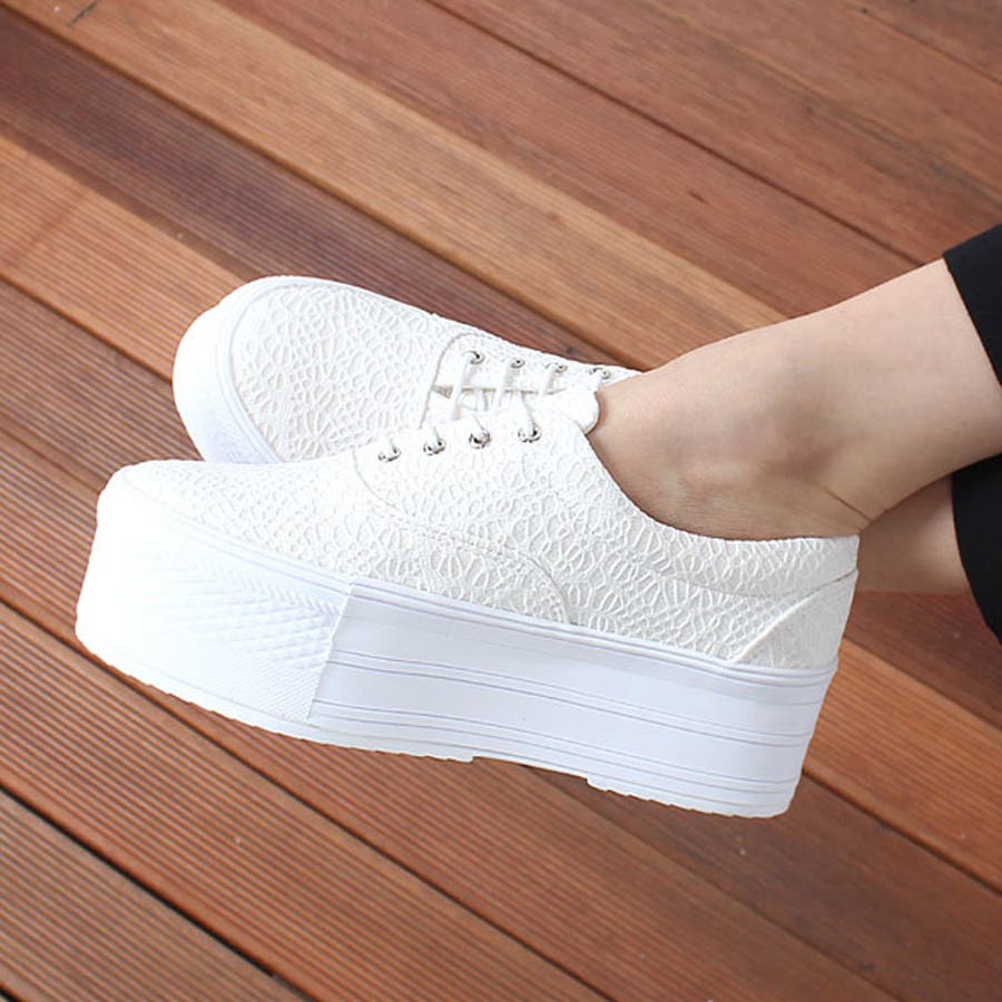 レース厚底スリッポン おしゃれ 厚底 品番 Kh Vivid Lady ビビッドレディー のレディース ファッション通販 Shoplist ショップリスト