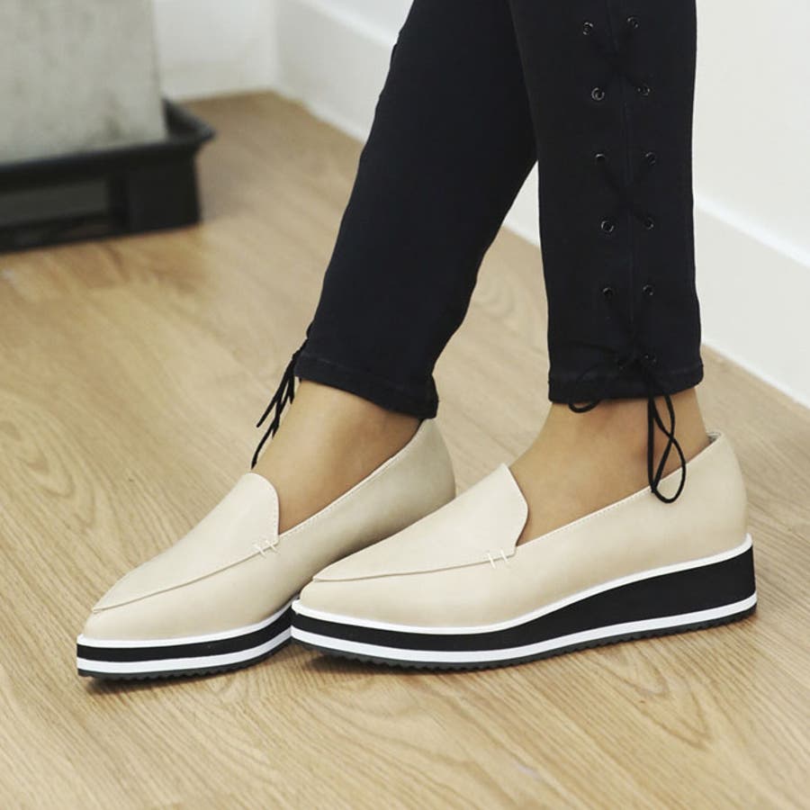 ウェッジヒール ローファーレディース フラットシューズ 品番 Kh Vivid Lady ビビッドレディー のレディース ファッション通販 Shoplist ショップリスト