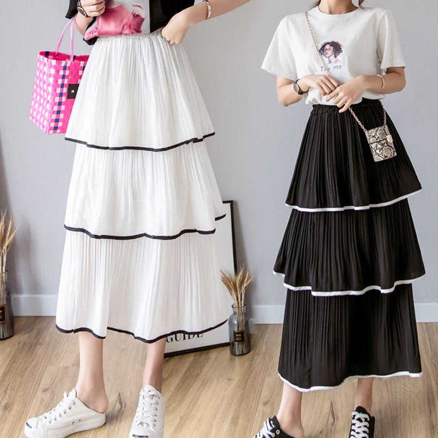 フリル スカート ロング 品番 Kh Vivid Lady ビビッドレディー のレディースファッション通販 Shoplist ショップリスト