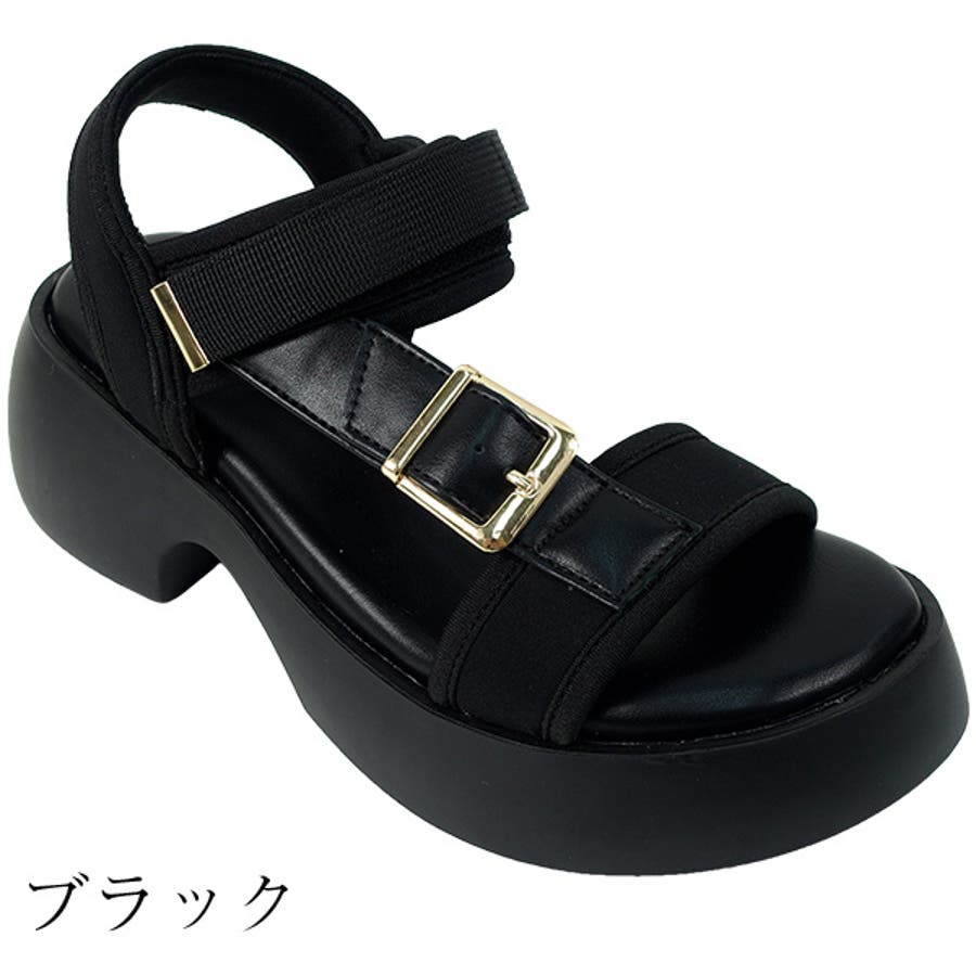 未使用級✨サカイ 厚底レザーサンダル アンクルストラップ