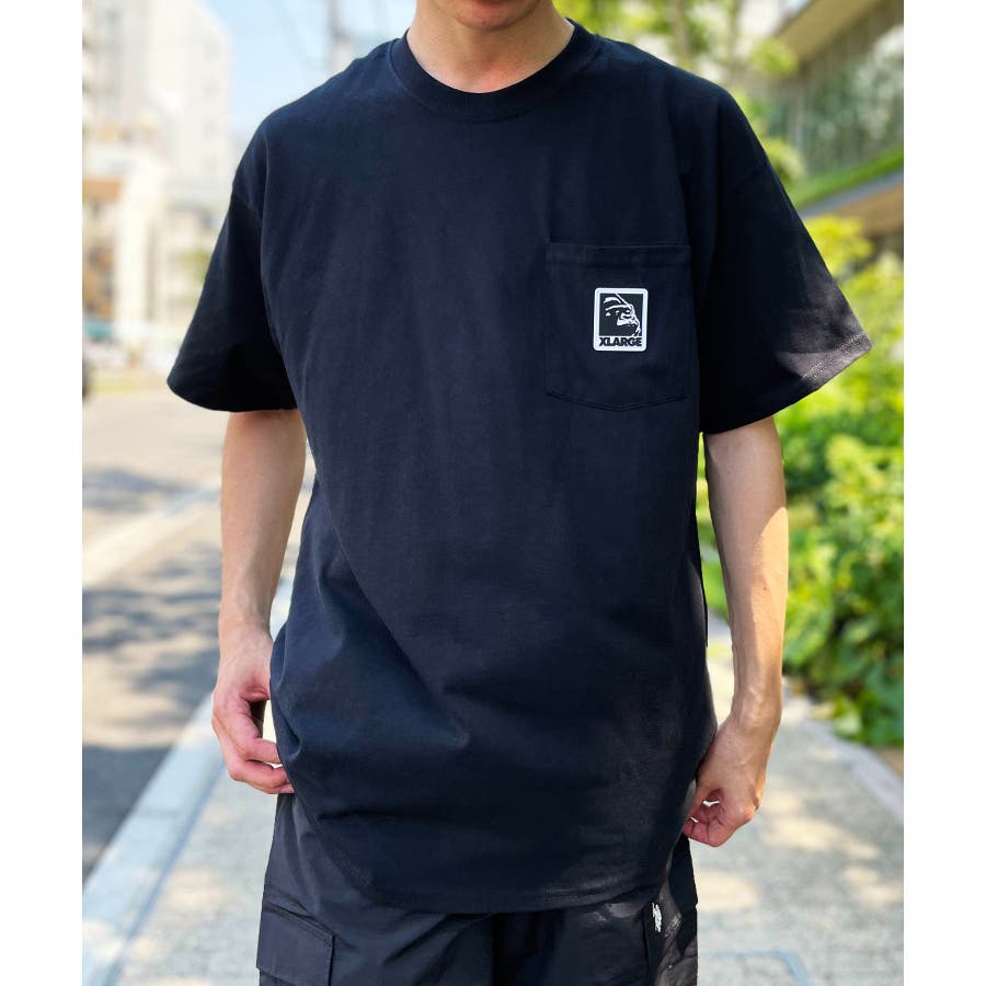 【XLARGE】フロントロゴポケットTシャツ[品番：TTMW0000198