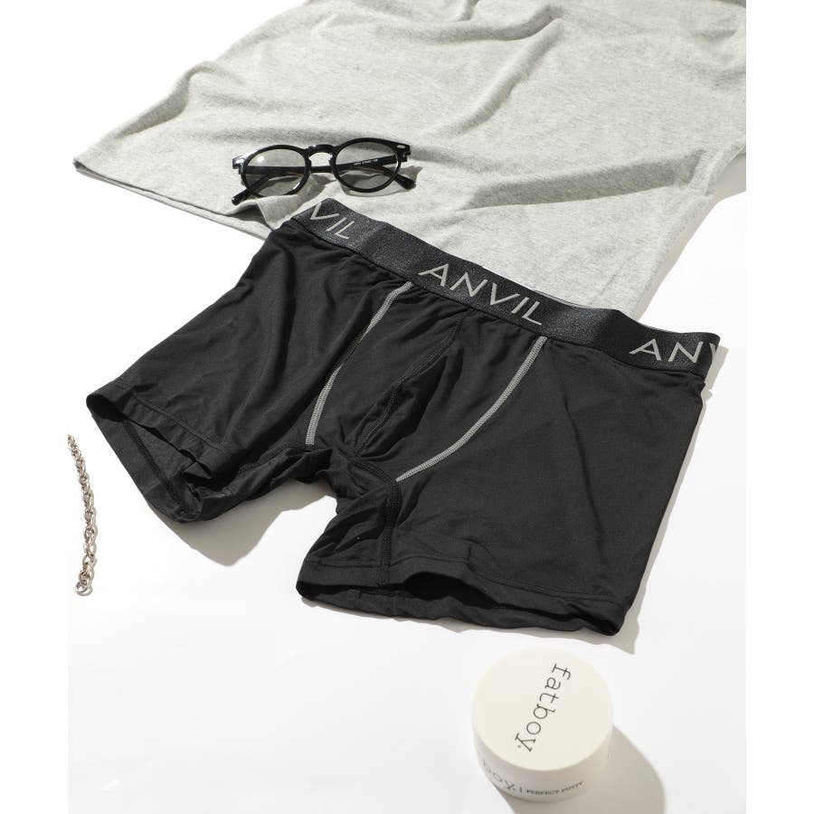 ANVIL】ナイロンカラーステッチボクサーパンツ ANV0604[品番