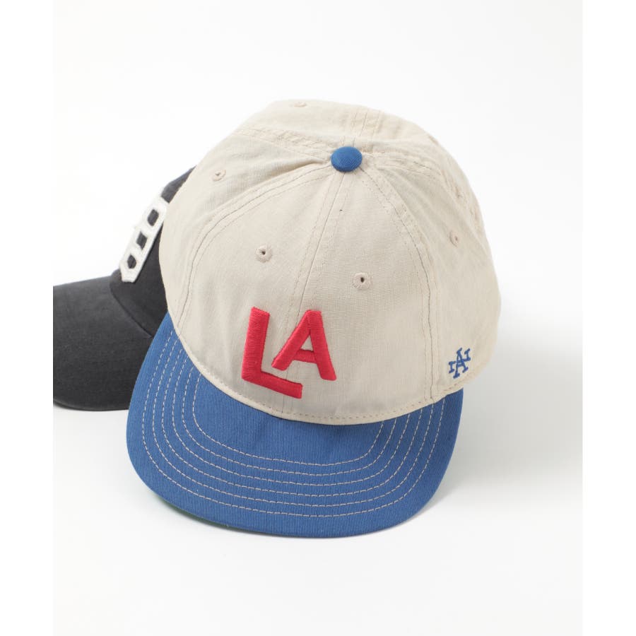 【AMERICAN NEEDLE】 ベースボールロゴストレート キャップ AMERICAN needle キャップ 帽子 「AMERICAN NEEDLE」ベース