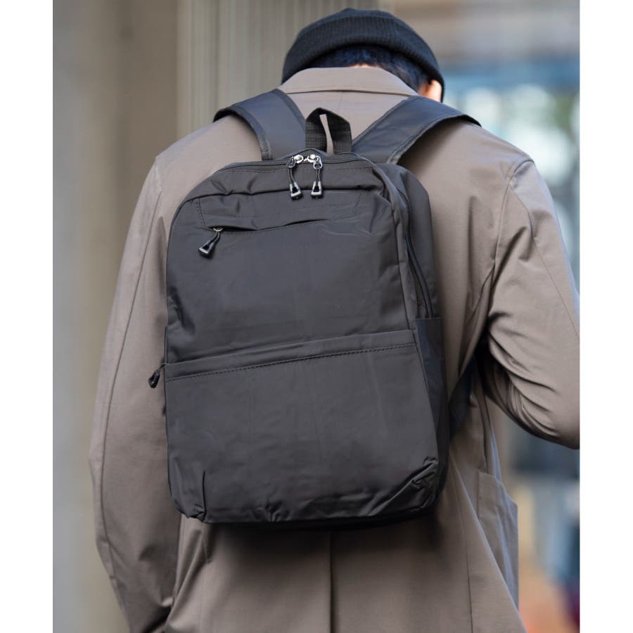 フロントポケット付きバックパック リュックサック ビジネス