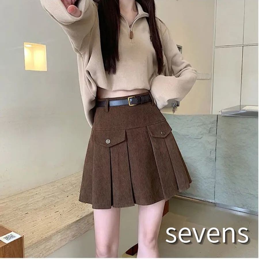 【関税込み】Courreges ブラウン モジュラー ミニスカート ミニスカート - ライトブラウン | ZARA Japan / 日本