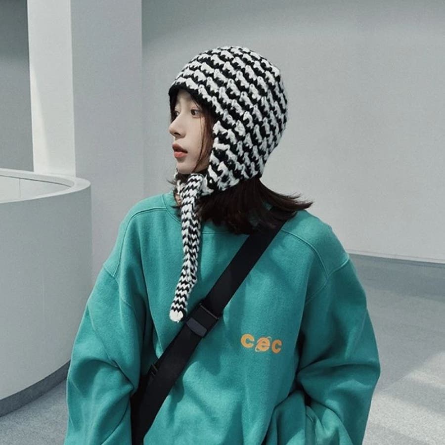 耳カバーニットキャップ ニット帽 帽子[品番:ATYW0002331 耳カバーニットキャップ ニット帽 帽子[品番:ATYW0002331