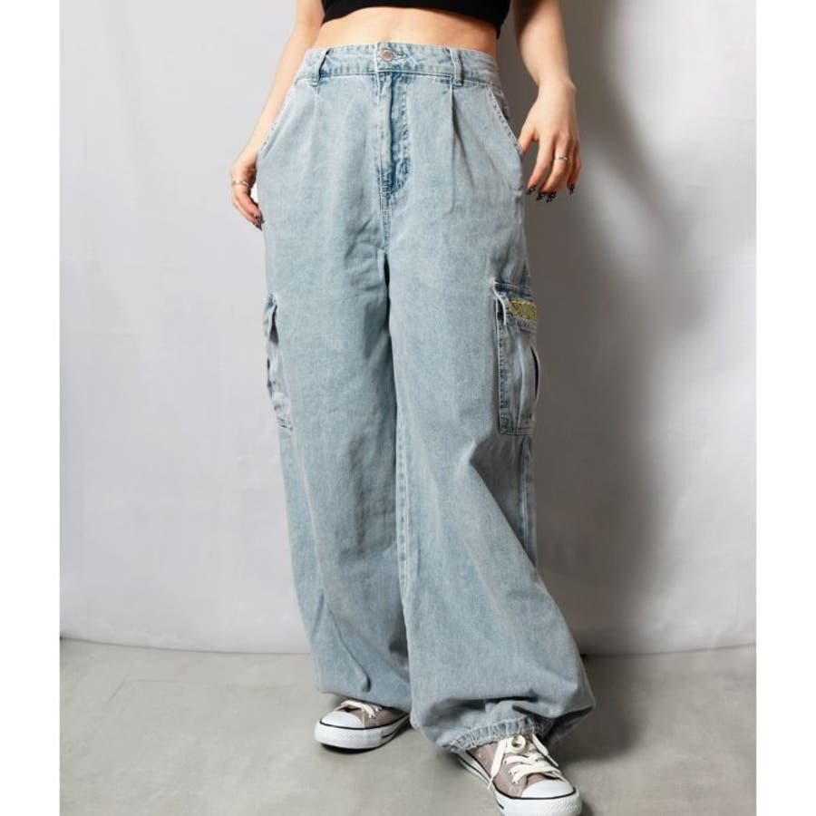 カーゴデニムパンツ[品番：ATYW0002386]｜sevens（セブンズ）のレディースファッション通販｜SHOPLIST（ショップリスト）