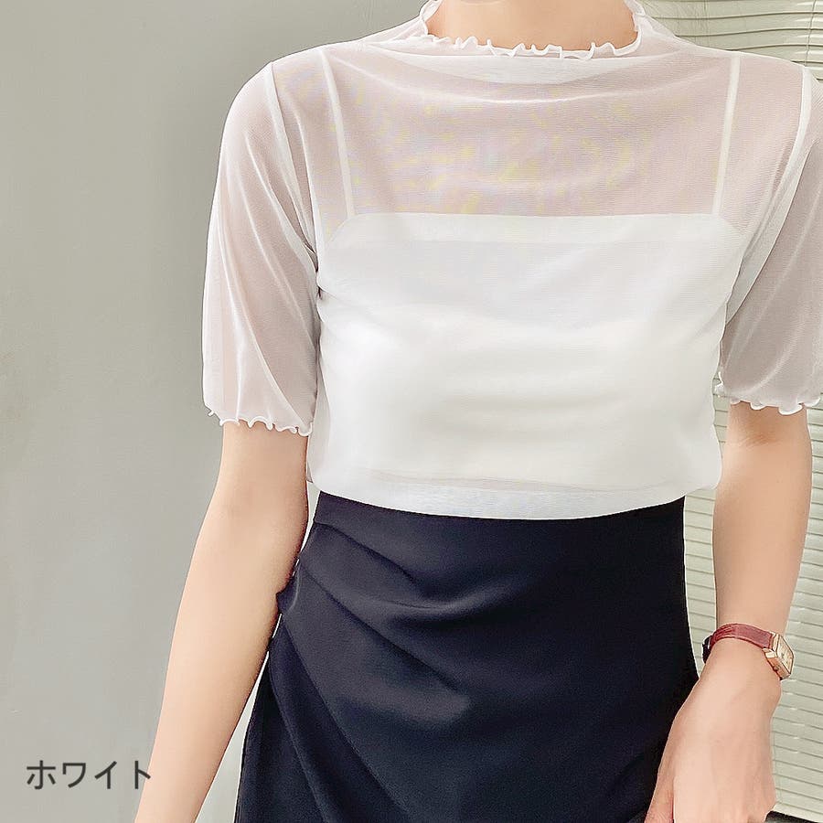 半袖シアートップス 夏 韓国ファッション[品番：SHNW0007144]｜SHEENA 