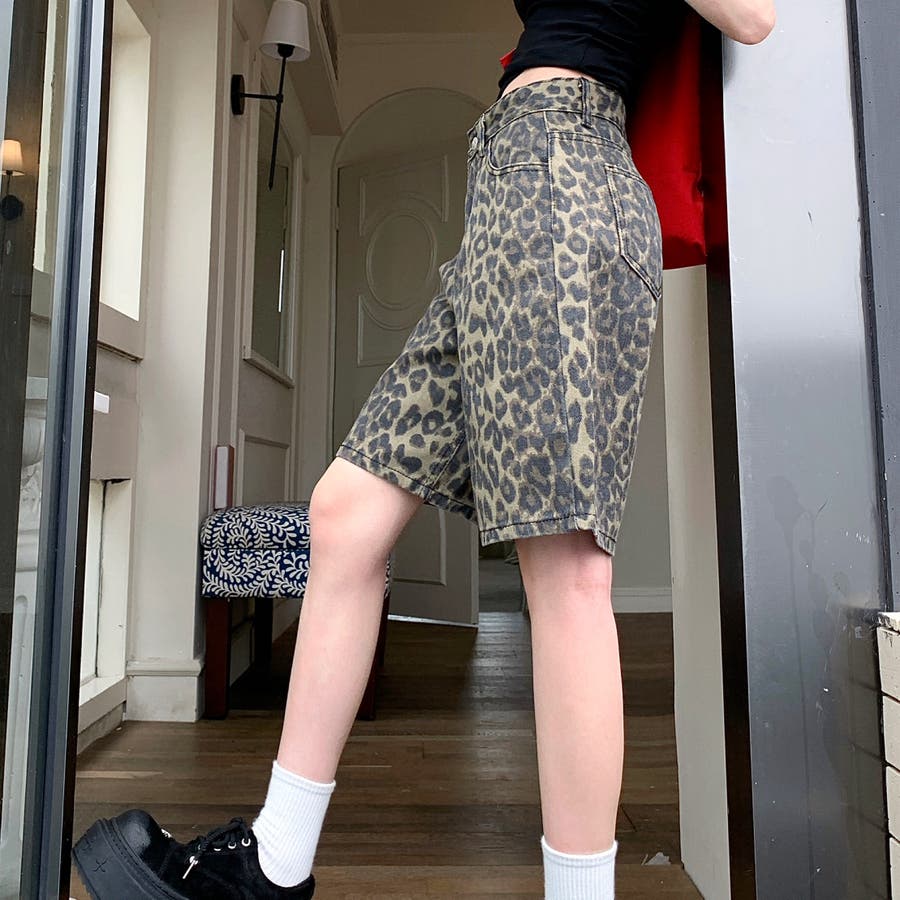 レオパード柄ハーフパンツ[品番：SHNW0012404]｜SHEENA （シーナ
