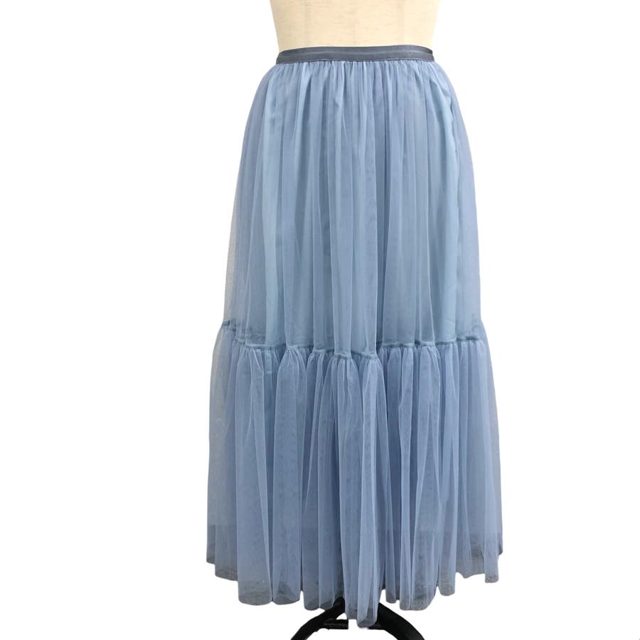 エアリーチュールスカート 春 夏[品番：SHNW0010658]｜SHEENA （シーナ  