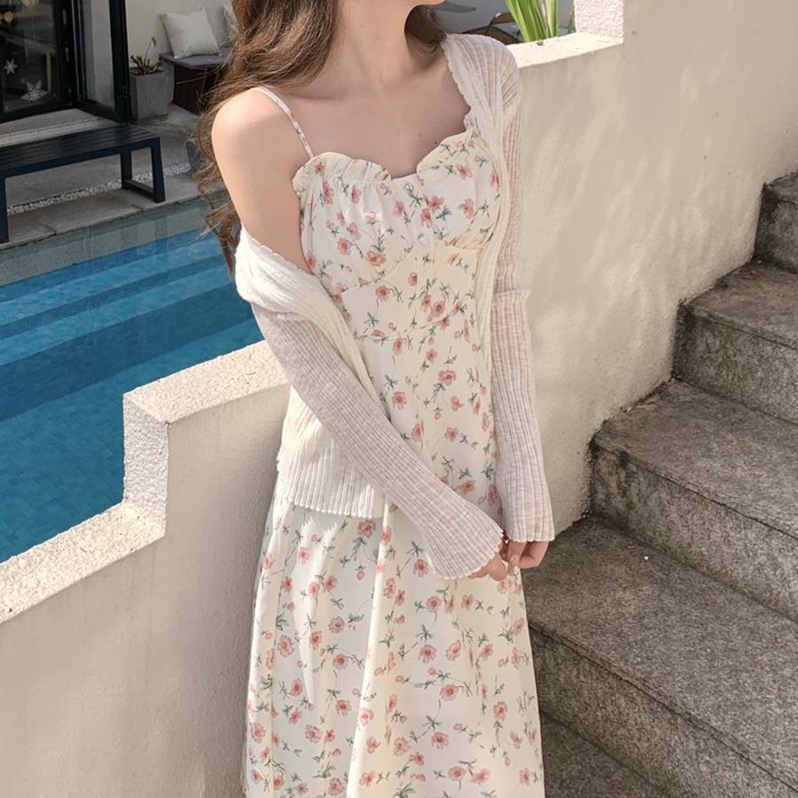 花柄ワンピース Aライン ワンピース[品番：JSFW0010371]｜JS