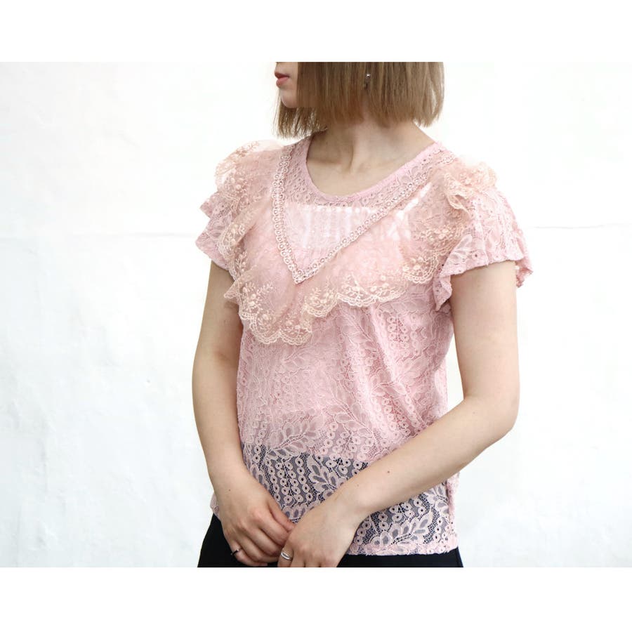 超安い品質 ルネ レースブラウス シャツ ブラウス 半袖 袖なし Hakunamatatagrill Com