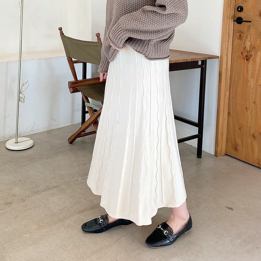スカート ハンドメイド ロング フレアー 機械編み スカート ハンドメイド ロング フレアー 機械編み
