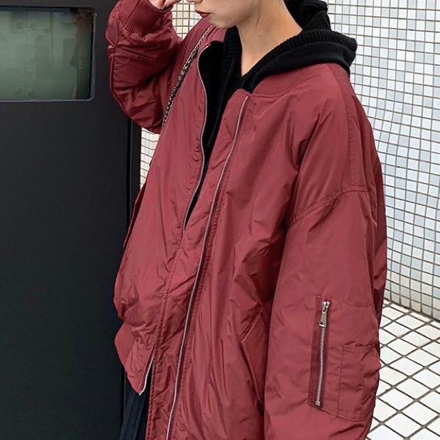 中綿入りMA-1ジャケット[品番：SHNW0010130]｜LADY LIKE （レディ 