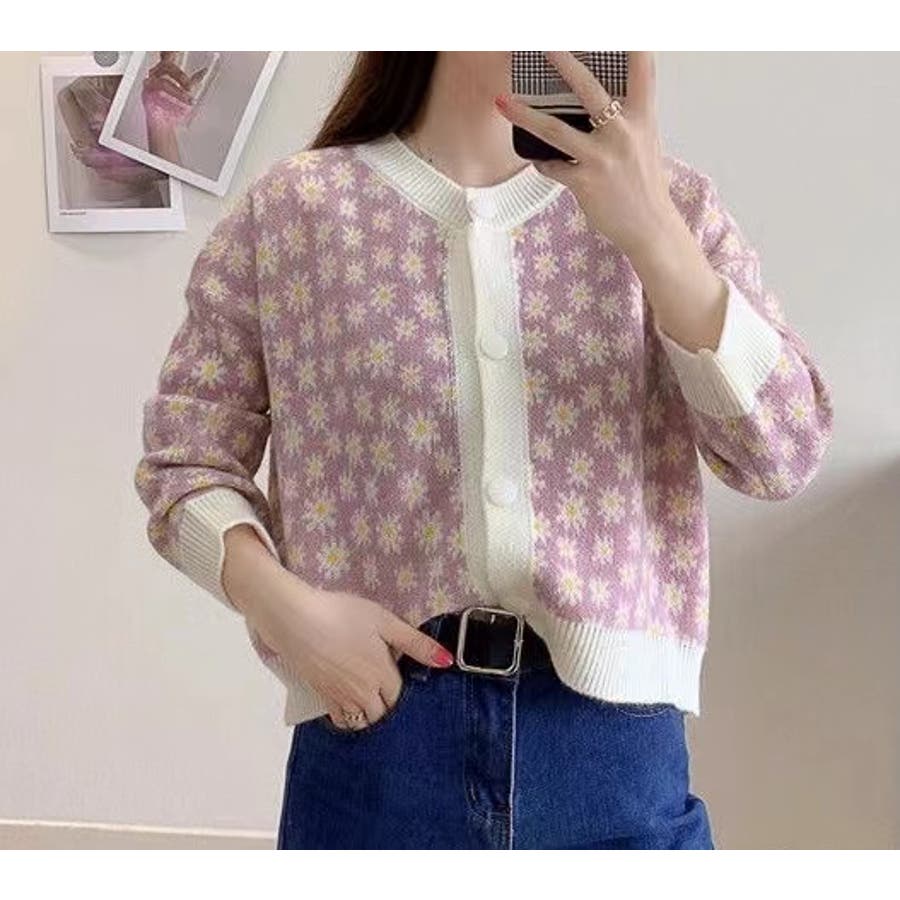 osharewalker ニット カーディガン 羽織 レディース トップス