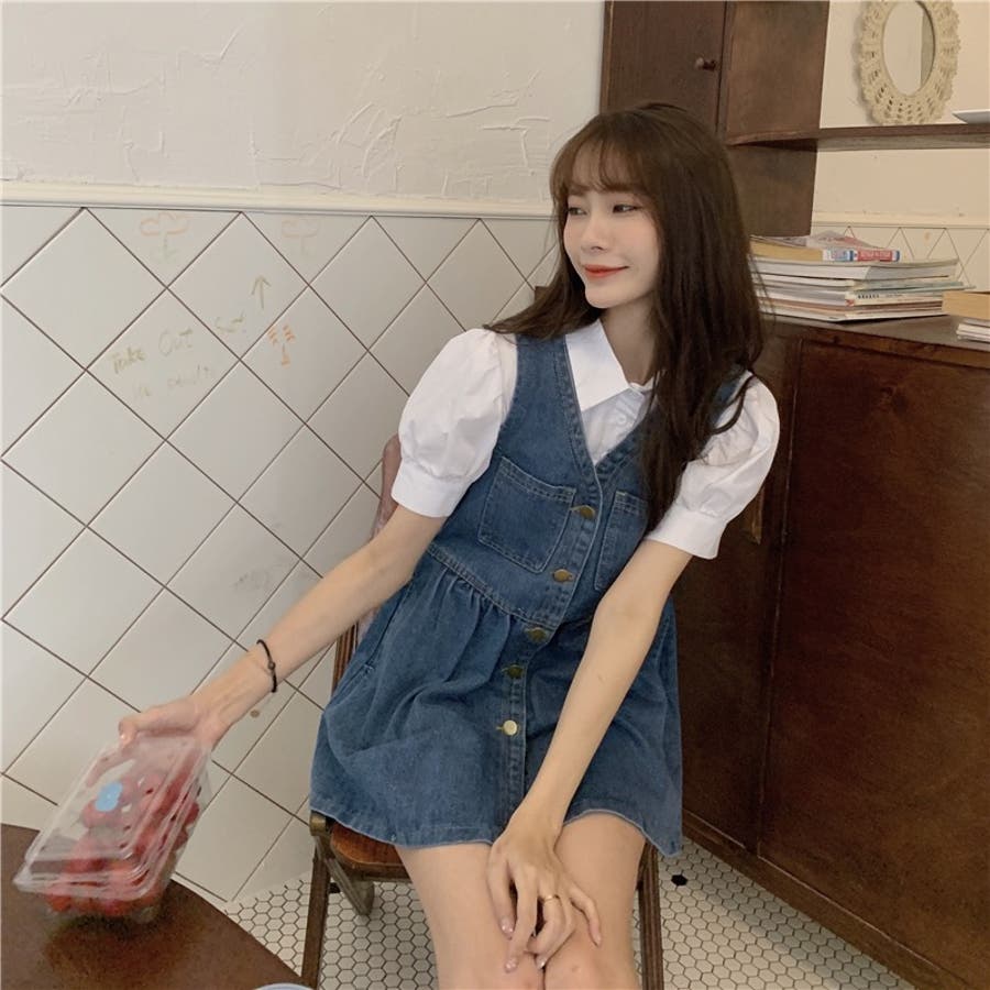TRF ダメージ加工デニムワンピース - ライトブルー | ZARA Japan