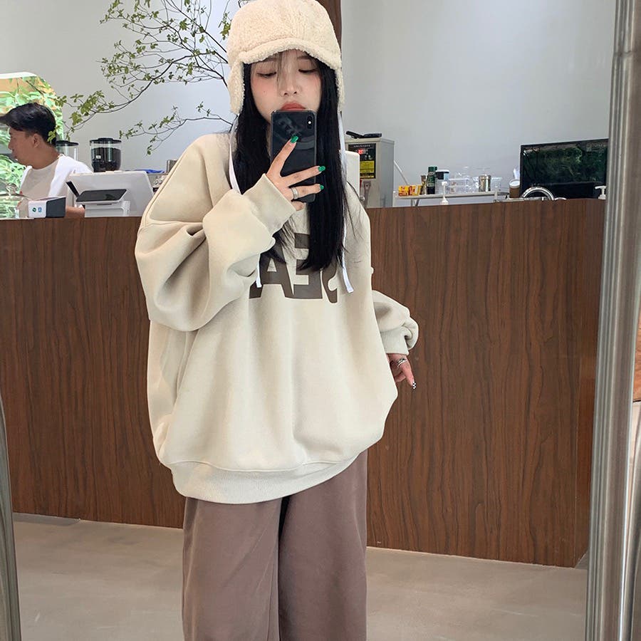 裏起毛スウェット オーバーサイズ ゆったり[品番：SHNW0007940