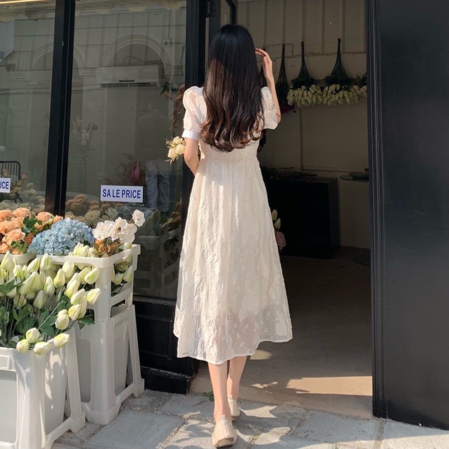 ワンピース 韓国ファッション 花柄[品番：SHNW0007322]｜Sibra