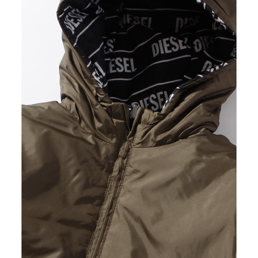 DIESEL ディーゼル フーディーブルゾンリバーシブルジャケット