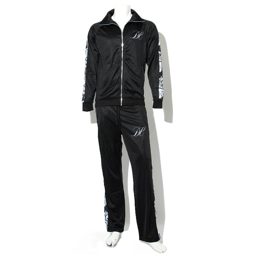 DRESSCAMP (ドレスキャンプ) ポップアート柄ジャージセットアップ(グレ