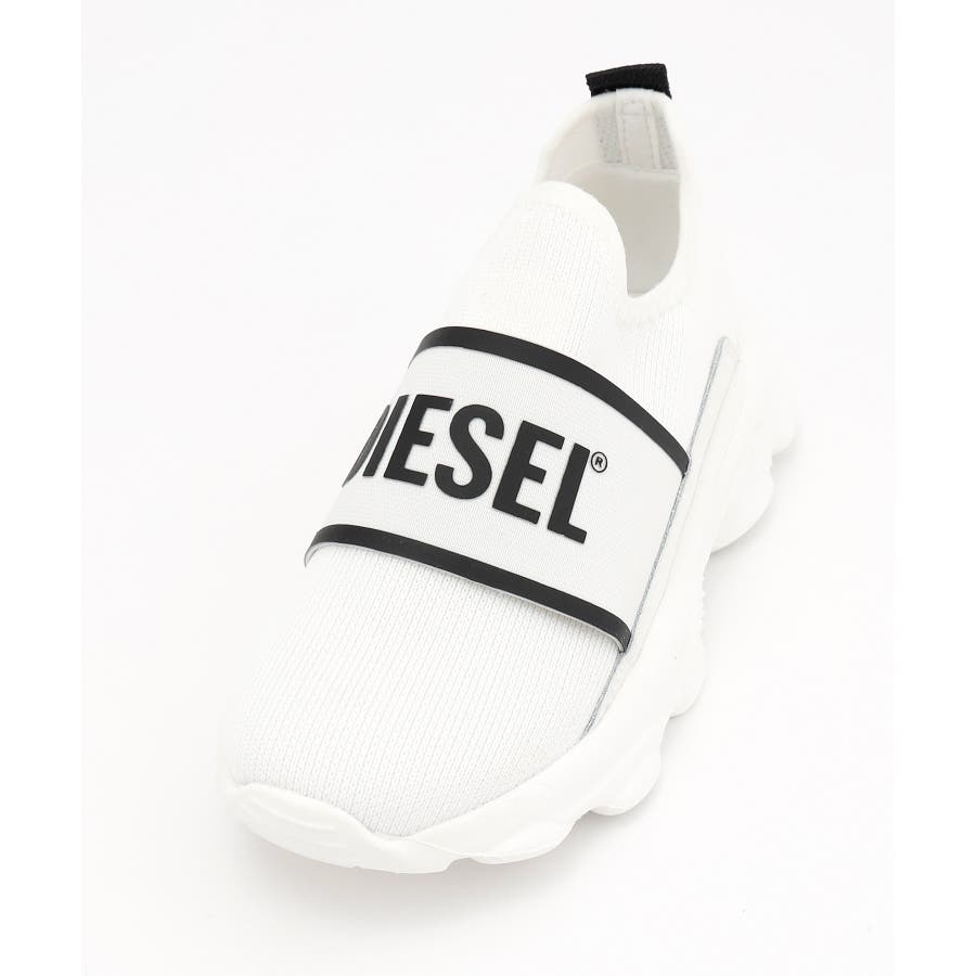 DIESEL ディーゼル ロゴプリントローカットスニーカー[品番