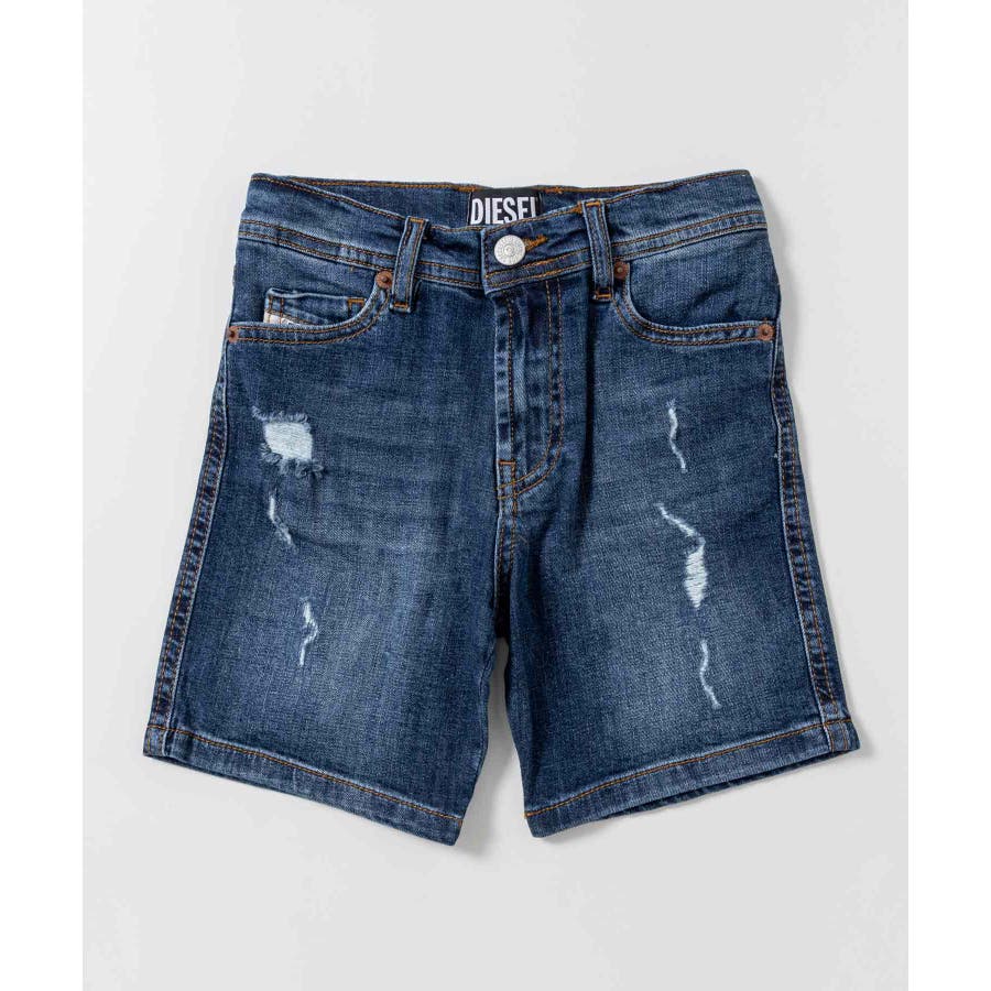 DIESEL デニム調 Tシャツとショートパンツ セット DIESEL デニム