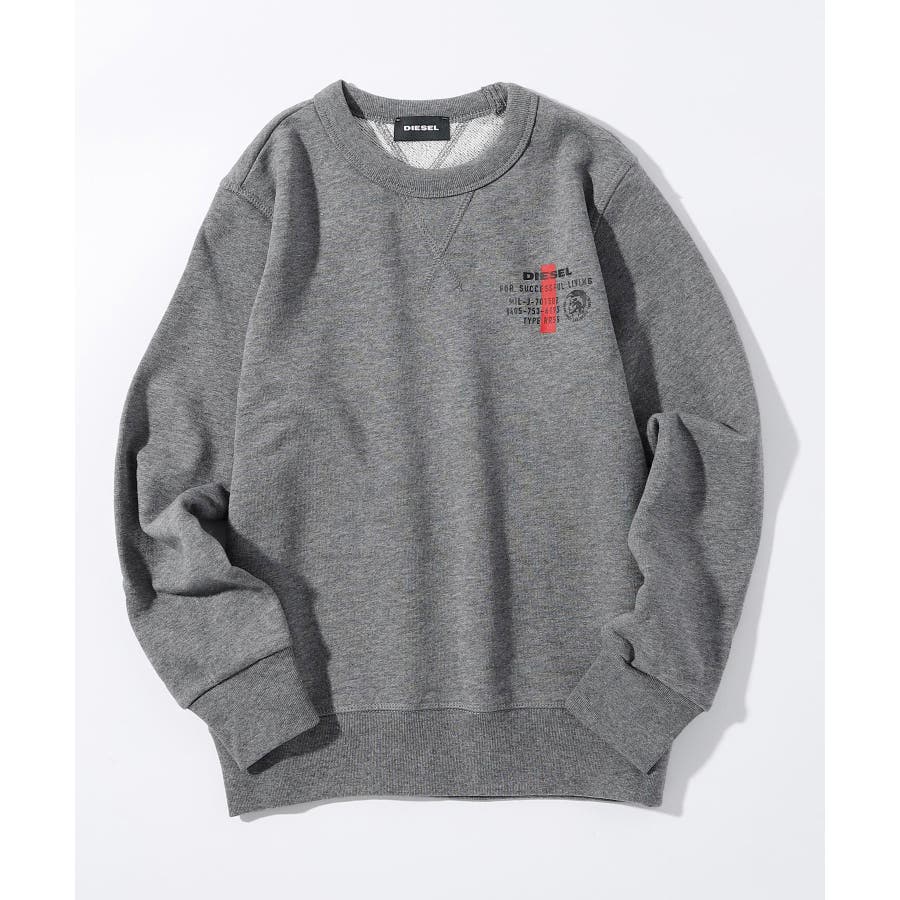 DIESEL ディーゼル ワンポイントブランドロゴ長袖スウェット