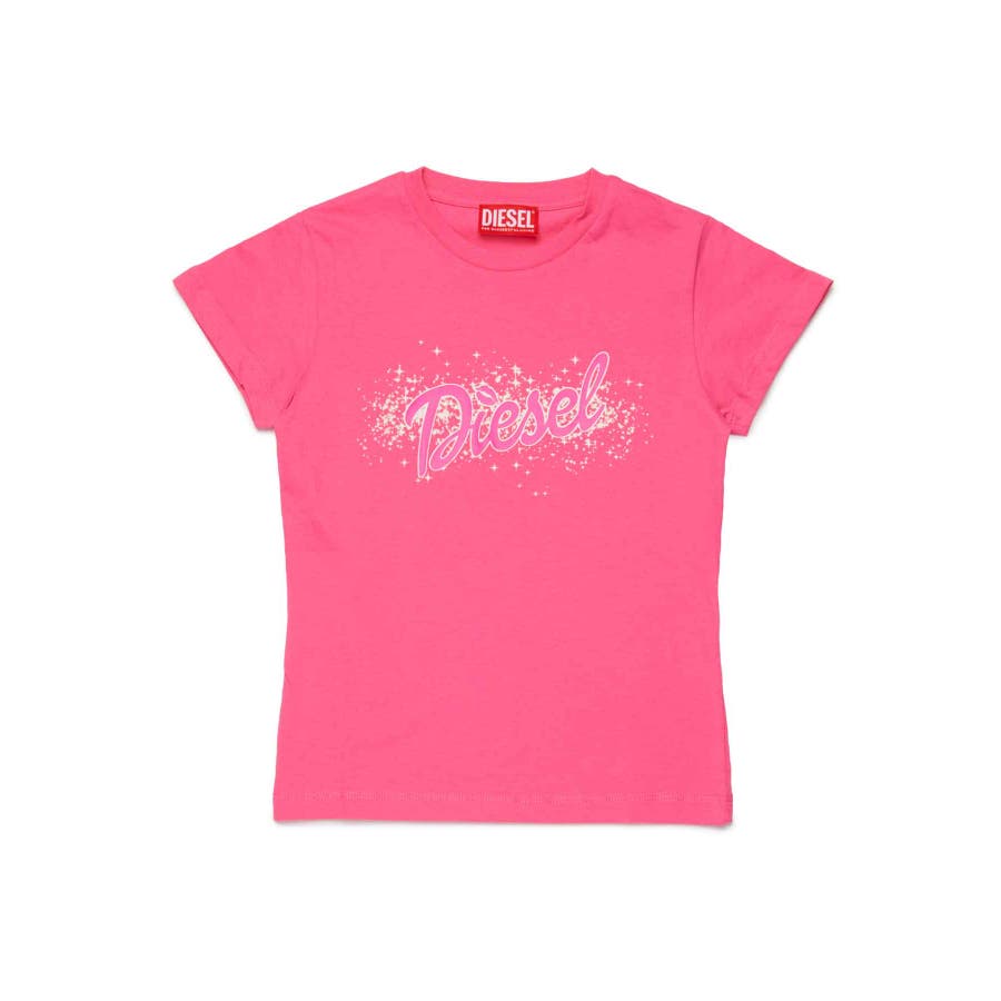 DIESEL ディーゼル ブランドロゴ半袖Tシャツカットソー[品番