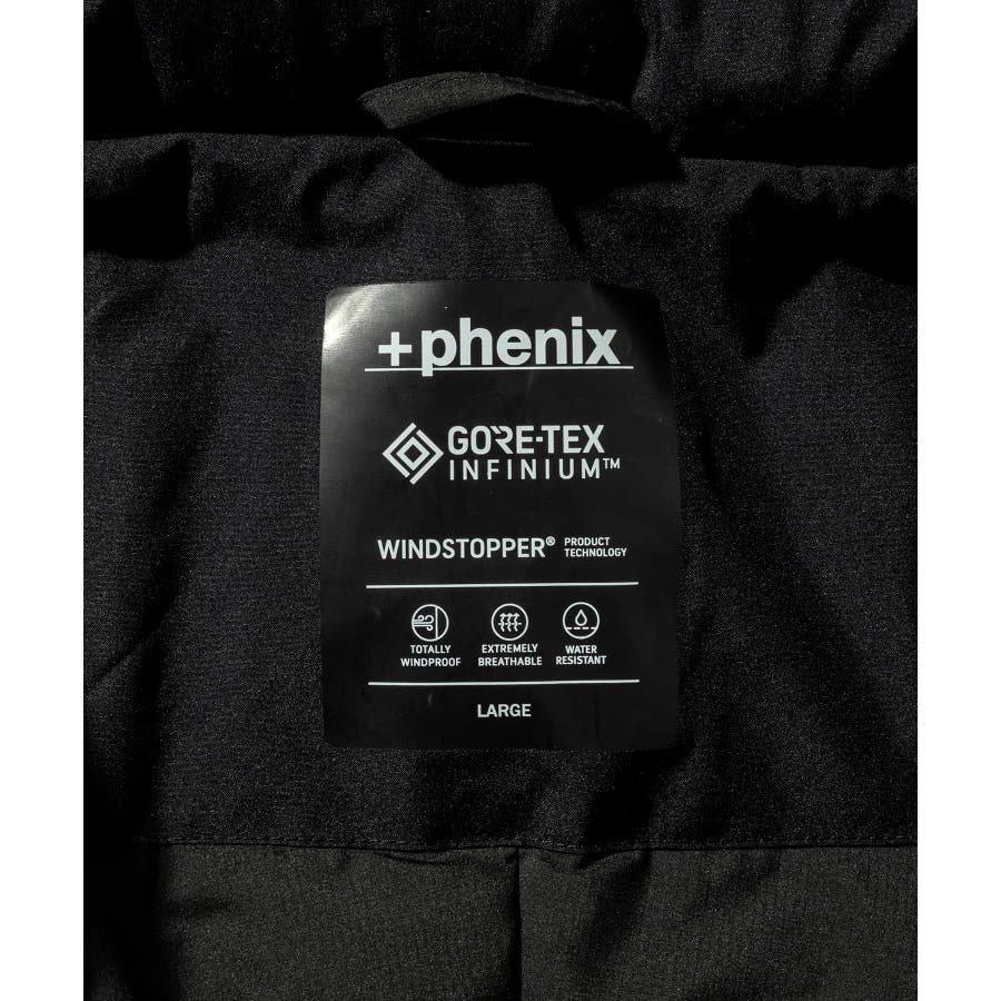 phenix プラスフェニックス スラッシュポケットダウンジャケット