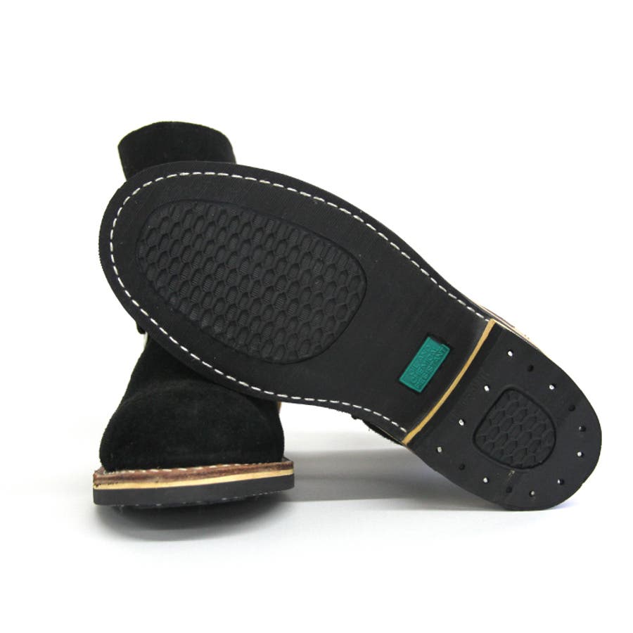 グッドイヤーウェルト製法 スエード素材 本格ショートエンジニア