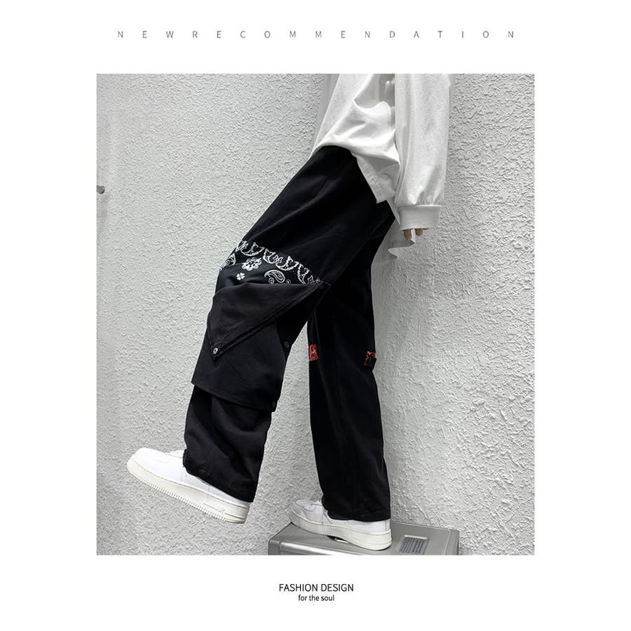 バンダナ柄 ロングパンツ  メンズ[品番：STMM0000393]｜Shoowtime（ショウタイム）のメンズファッション通販｜SHOPLIST（ショップリスト）