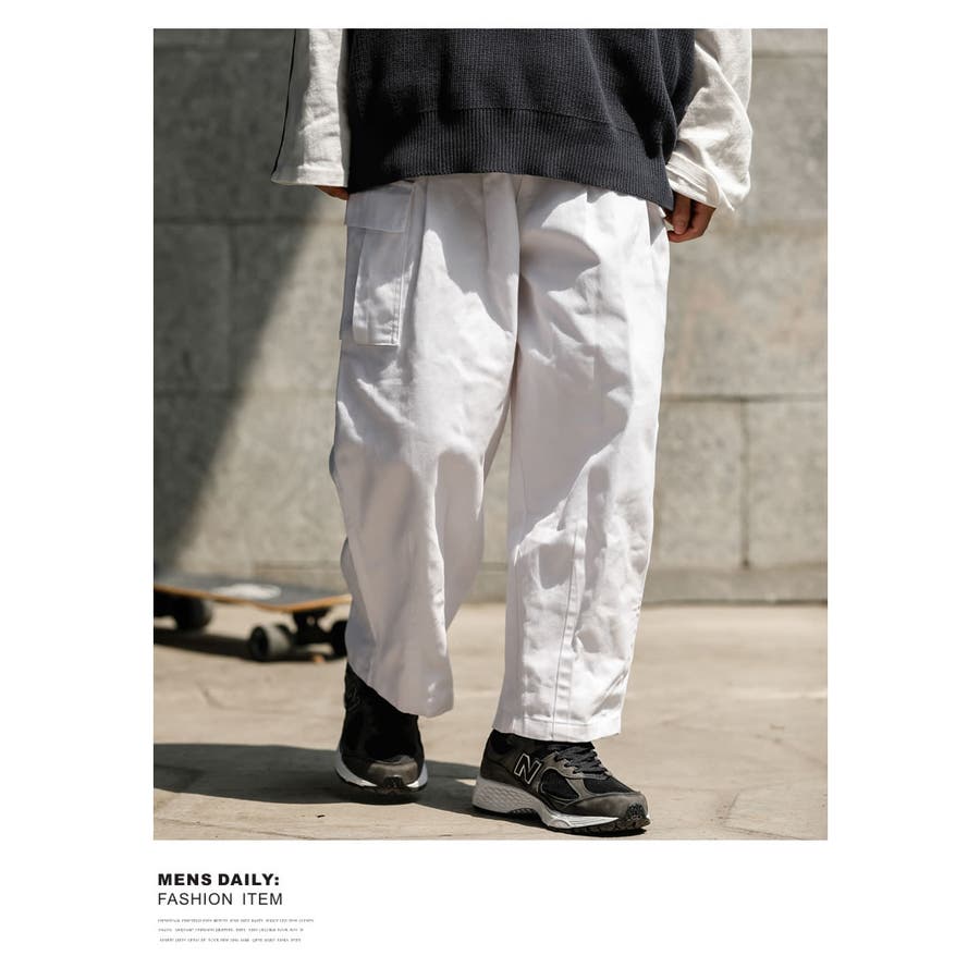 ワイド カーゴパンツ メンズ[品番：STMM0000461]｜Shoowtime（ショウ