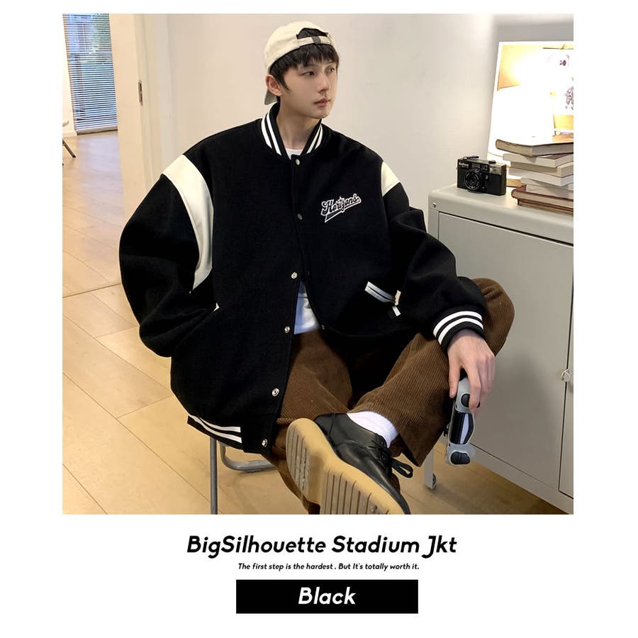 スタジャン メンズ ビッグシルエット[品番：STMM0000523]｜Shoowtime