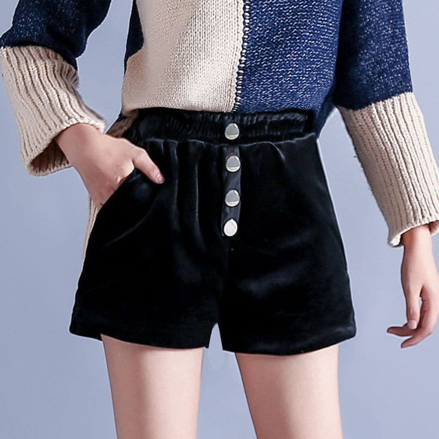 ショートパンツ ベロア パンツ [品番：JRKW0002099]｜shoppinggo（ショッピングゴー）のレディースファッション通販｜SHOPLIST（ショップリスト）